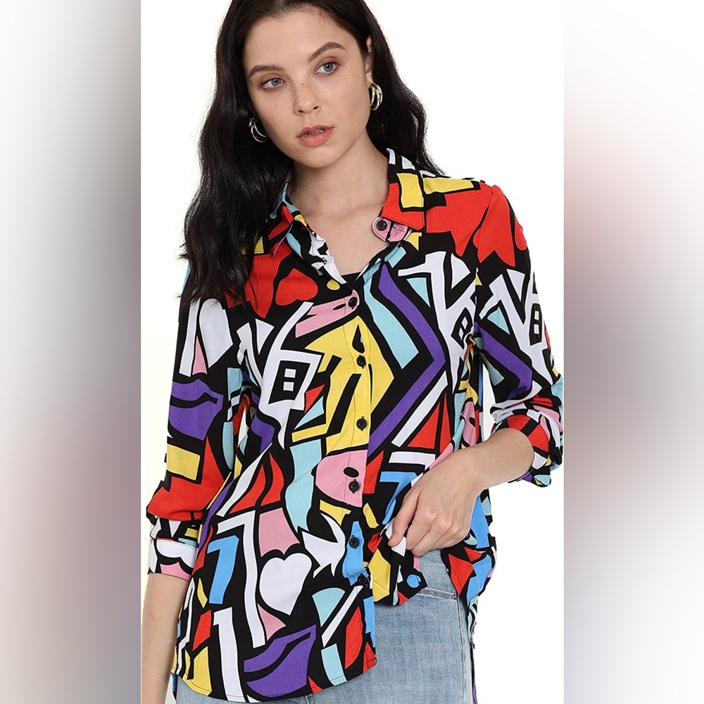 Colorful Button Down Shirt